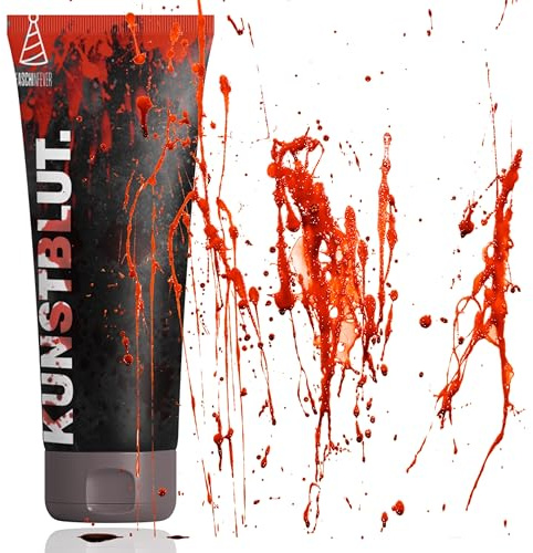 50 ml de sang – Lavable et très réaliste – & faux sang pour le maquillage – Déguisement faux sang – Halloween et carnaval