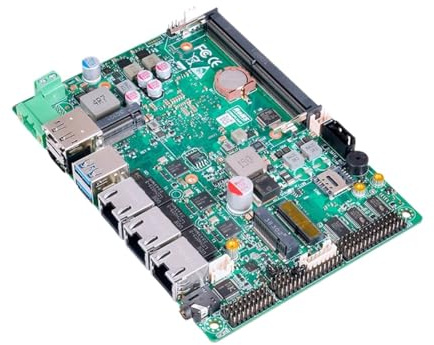 3 LAN X86 Embedded Motherboard 12th Gen N150 N305 1*DDR5 6*COM HD/DP LVDS CAN POE 3.5 Inch Industrial PC Motherboard(AD743AW-N150)