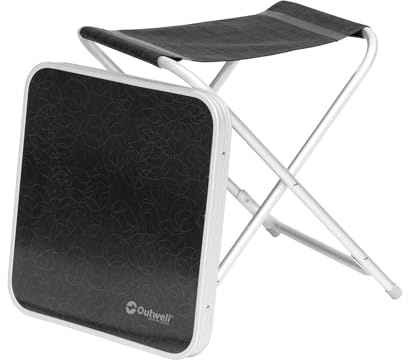 Outwell Baffin Pall, Bordsstol, Vuxna Unisex, Grå, En storlek