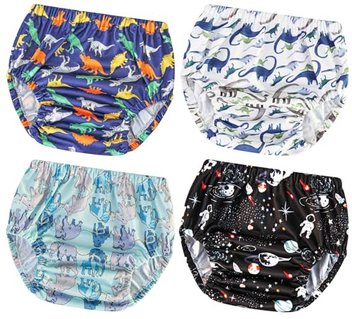 Joyo roy Plastic Underwear for Potty Training Diaper Covers for Boys Plastic Underwear Leakproof Rubber Pants for Toddlers Rubber Pants for Potty Training Waterproof Cloth Diaper Covers Boys 6T