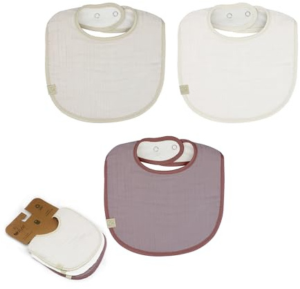 bistyle Lot de 6 bavoirs triangulaires en mousseline pour bébé - Bavoirs doux pour garçons et filles - Unisexe, Onluk3luantrasit, Taille unique