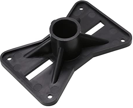 POPETPOP Soporte De Altavoz De Plástico Base Duradera y Práctica para Almacenamiento y Soporte De Sonido Negro