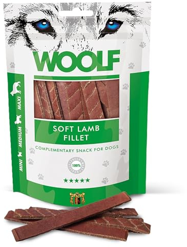 WOOLF Soft Lamb Fillet Dog Treats - Complementary Snacks for Dogs | 100g