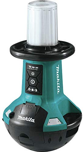 Makita LED-Flächenbeleuchtung (Selbstaufrichtender LED-Baustrahler zur optimalen Ausleuchtung des Arbeitsplatzes) DML810