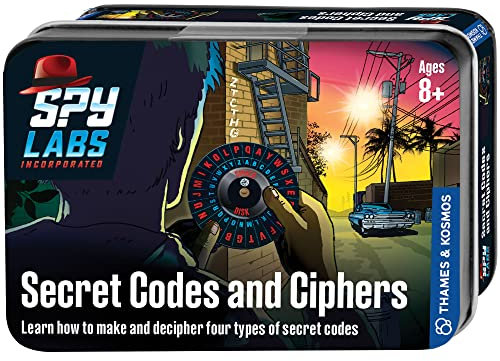 Thames & Kosmos Spy Labs Inc: Secret Codes and Ciphers Learn How to Make & Exchange Coded Messages! | Wesentliche Werkzeuge & Tricks of The Trade von The Detective Gear Experten für Junge Ermittler