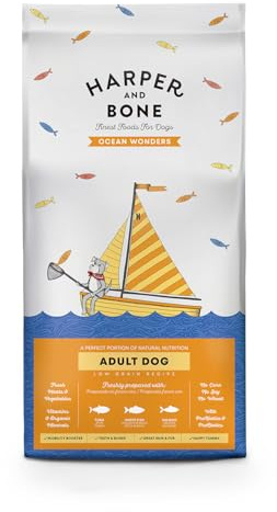 Harper & Bone Adult Dog - Ocean Wonders - Tonno, Pesce e Salmone (12 kg)