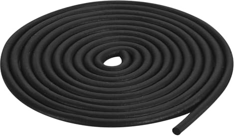 QUARKZMAN Bande d'Étanchéité en Mousse Caoutchouc, Diamètre de 5 mm (13/64) et Longueur de 7,5 Mètres (24,61 Pieds) en Caoutchouc EPDM Rond pour Joints DIY, Entrepôt, Tampons, Artisanat