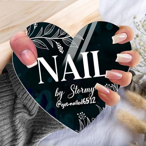 Zikako Prop For Nail Techs, Nailfie Disk, Nail Technician, Gift For Nail Artist, Beauty Salon Prop, Nail Artist Gift, Social Media Picture Prop, Beauty Salon Gift, Nail Tech Acrylic Sign