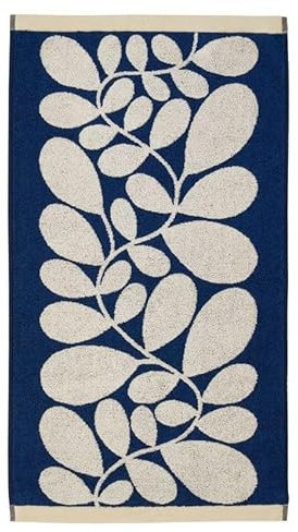 Orla Kiely Bathroom Towel Sycamore Stripe Dusk Blue - Hand Towel 50x90cm