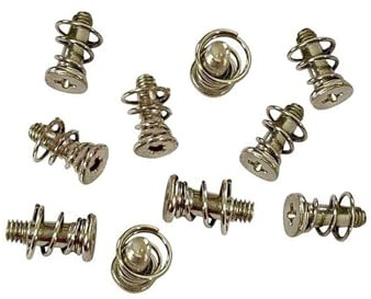 Fläktskruvar Silverfärgade PC-fläktgrafikkorts bakplansskruvar i flera storlekar, 10-pack(M2.5 x 9mm)
