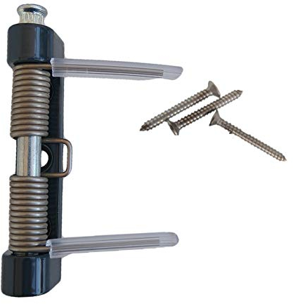 Schliesser, Feder, Federschliesser Fliegengittertür als Ersatzteil oder Zubehör für Insektenschutztür (1, Anthrazit RAL 7016)