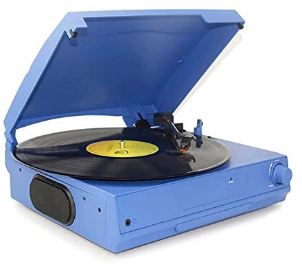 SGKOMN Enceintes Bluetooth Portables Platine Vinyle pour Tourne-Disque Vinyle Phonographe Portable Tourne-Disque Vinyle
