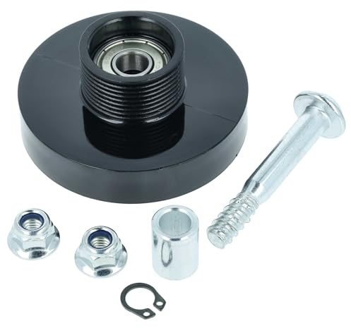 vhbw Polea tensora para secadora reemplaza Siemens 00600436 - Polea con set de montaje