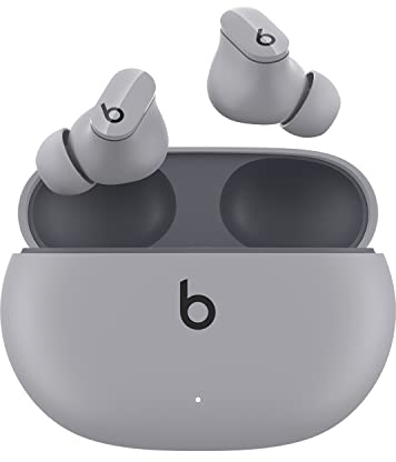 Beats Studio Buds – Écouteurs Totalement sans Fil avec réduction du Bruit – écouteurs résistants à la Transpiration, compatibles avec Les appareils Apple et Android, Micro intégré – Gris Lune