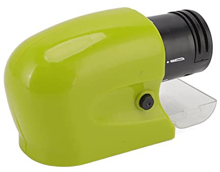 Afilador de Cuchillos Eléctrico Máquina de Afilar Profesional Rápida con Riel Guía Incorporado Muela Abrasiva Multifuncional para Cuchillos de Cocina Tijeras Destornilladores