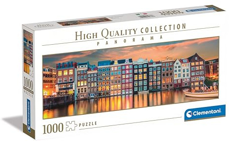 Clementoni 1000 EL. Panorama HQ Bright Amsterdam [Puzzle]