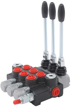 Hydraulikventil, Handsteuerventil, 3 fach, 3600psi, 60L/Min, Doppelwirkende Hydraulikzylinder, für Traktoren, Laster