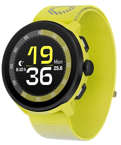 SUUNTO RUN GPS Running Watch, 1.32 AMOLED Touch Screen, Lightweight, Multisport, Activity Tracker, Accurate GPS, Heart Rate/Sleep Tracking, Running, 12-Day Battery Life, 4GB Offline Music Storage