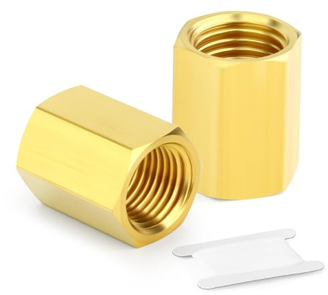 TAILONZ PNEUMATIC insexskruv i mässing för anslutningar, 1 tum innerrör (2-pack)