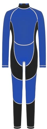 Aislor Bambini Attrezzatura Per Sport Acquatici Maglietta Anti Abrasione Abbigliamento Surf Subacqueo Tuta Immersione Completa Ragazzi Sub Nero 11-12 anni