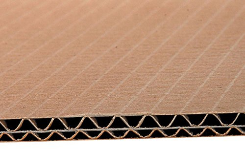 Corrugated Cardboard Sheet 8mm Thick 500 x 600mm (Pack of 20)