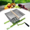 YRHome 7L Edelstahl Obstmühle Obstzerkleinerer Traubenmühle Zerkleinerer Maischemühle Beerenmühle Obst Schredder mit Handkurbel Mühle Obstpresse für Apfelwein