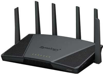 Synology RT6600ax - Tri-Band 4x4 160MHz Wi-Fi router, 2.5Gbps Ethernet, VLAN segmentation, Multiple SSIDs, parental controls, Threat Prevention, VPN (US Version)