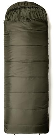 Snugpak Nautilus WGTE - Saco de dormir para todas las estaciones, convertible en edredón, aislamiento isofibre, capucha elástica con cordón, doble cremallera, saco de dormir cálido para camping,