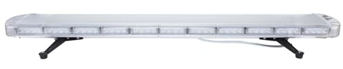 Amber Light Bar, 51 96 LED Strobe Strobe Light bar w/ 15 Flashing Modes and 1 Steady Mode, DC 12-24V Waterproof Emergency Strobe Light Bars for Safety Construction Vehicles Tow Trucks Pickup
