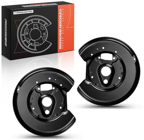 Frankberg 2x Placa de anclaje del disco de freno Trasera Izquierda Derecha Compatible con 850 854 2.0L-2.5L 1993-1996 S70 874 2.3L-2.5L 1996-2000 V70 I 875 876 2.0L-2.5L 1995-2000 Replace# 3516883