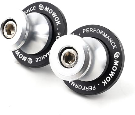 M6 Diábolos Basculante de Deslizadores Tornillo del Soporte de Motocicleta para MT09 MT10 MT25 R7 R1 R6 R9 FZ1 FZ6 FZ8 TRACER 7 9 GT XSR900 Tenere700 Benelli TRK 502 702 X Aprilia RS660 RSV4 (Plata)