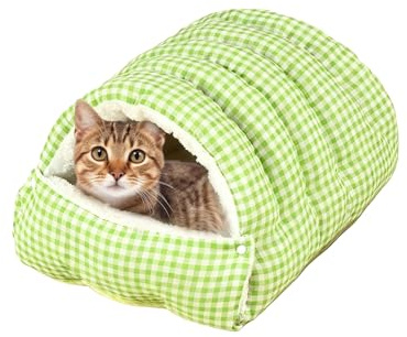 Protoence Cama para Gatos - para Animales Lavable A Máquina | Casa para Gatos con Forma De Cueva - Destinado A Razas Pequeñas Y Grandes para Uso En Interior Y Exterior para Jugar Descansar Y Dormir