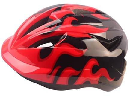 Alipis Casque pour Garçon Fille Vélo de Montagne et Skateboard Sécurité pour Plein Air Rouge Tour de Tête