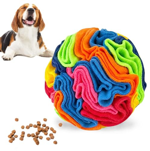 Galenecx Pelota para olfatear Perros,10cm Juguetes interactivos para Perros