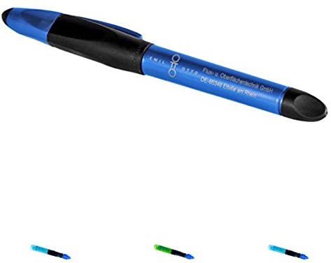 Emil Otto Allrounder - Metall-Ätzstift mit 3 Minen (VA, K-Extra und AL) und damit bei allen Metallen anwendbar