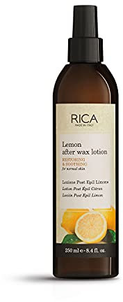 RICA | Botanic Oil Lemon 500 ml con Oli Nutrienti di Girasole e Mandorle per Massaggi Corpo | Idratante, Rilassante e Rigenerante | Ideale dopo l’Epilazione | Made in Italy