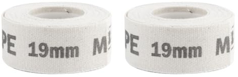 Velox Deluxe Cotton Rim Tape 19 mm x 2 m – 2-Pack Box – High-Strength Adhesive Bicycle Rim Strip for Presta & Schrader Valves, Heat & Pressure Resistant Cotton Wheel Tape for Road, MTB & E-Bike Tubes