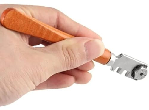 Tagliavetro Professionale, Tagliavetro, Tagliavetro 130 Mm Tagliavetro A 6 Ruote Taglierina Professionale Auto-lubrificante Per Mosaico/Piastrella/Specchio/Tagliavetro Colorato