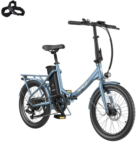 Fafrees F20 Lasting [Oficial] Bicicleta eléctrica plegable 20 pulgadas 36 V 18,2 Ah hasta 120 KM, bicicleta eléctrica para hombre 250 W, bicicleta eléctrica para mujer 25 km/h, bicicleta de montaña