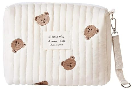 Bolso Carro Bebe Portátiles, Pañaleras para Bebes con Diseño de Oso(A)
