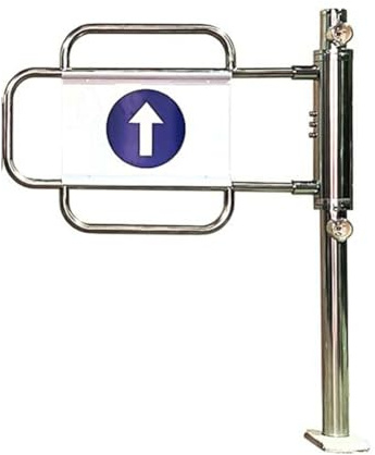 Puerta de seguridad de metal duradero para entradas, supermercados y almacenes, puerta de valla de cierre automático, barrera unidireccional para un acceso seguro, portal exterior seguro