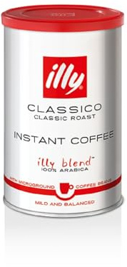 illy Instant Coffee- 100% Arabica Coffee – Classico Medium Roast - Notes Of Caramel, Orange Blossom & Jasmine - Easy Preparation - Convenient Coffee Instant Format - Roasted In Italy – 3.3 Ounce