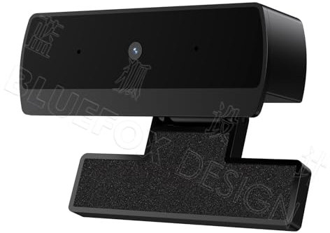 Diccik Full HD 1080p Webcam für Meetings und Streaming - USB-A, Auto Lichtausgleich, integriertes Mikrofon, Abdeckblende, für Microsoft Teams/Google Meet/Zoom und mehr (Black)