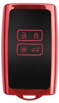 Ruiya Compatible with Dacia Duster 2 Duster 3 2018-2024 2025 Key Cover, Key Shells Car Key Case Car Key Fob Cover TPU Silicone Car Remote Control Protective Case Duster Accessories