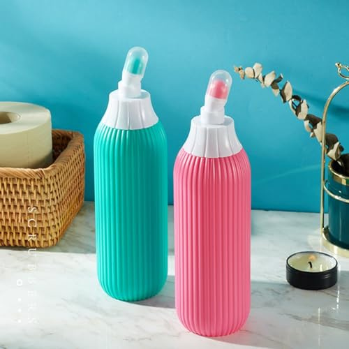 NEIQIUWING Bärbar bidé för intim hygien – 500 ml EVA-plastflaska med ergonomisk design, lämplig för spädbarn, gravida kvinnor, vård efter förlossning och på språng