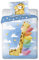 Arle-Living 3 TLG. Baby Kinder Bettwäsche Set - 100x135 cm + 40x60 cm + 1 Spannbettlaken in weiß 60x120-70x140 cm -100% Baumwolle (Giraffe)