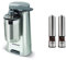 Kenwood CAP70.A0SI 3-in-1, Can Opener, Knife Sharpener, Bottle Opener, 40 W, Silver & Salter 7722 SSTUR Electric Mill Grinder Set – Brushed Stainless Steel Finish, Ceramic Mechanism