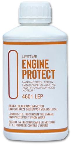 LIFETIME Engine Protect Öl Additiv | für maximalen Verschleißschutz und optimale Laufruhe, senkt Reibung & Kraftstoffverbrauch. Geeignet für Benzin- & Dieselmotoren 210ml ausreichend für 7 Liter