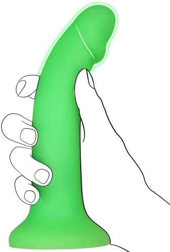 17CM Realistische Dildo aus Flüssigsilikon, Realistischer Dildo mit Starkem Saugnapf Weich Silikon Analdildos Penis Nachbildung Sexspielzeug für Frauen Männer Paare Penis-Dildo