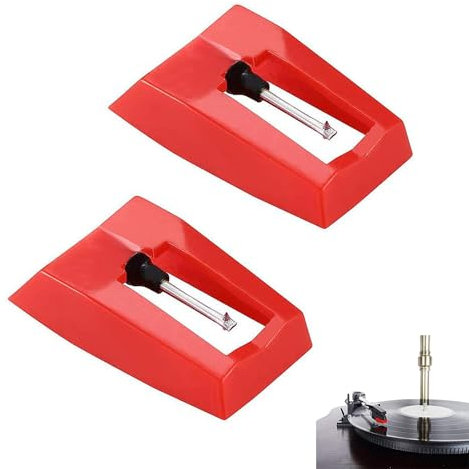 2 Stück Plattenspieler Nadel, Nadeln Für Schallplattenspieler, Plattenspieler Nadeln Ersatzzubehör, Austausch Plattenspieler Plattenspieler Nadel, Für Schallplattenspieler, Phonograph